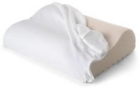 ergonomic, contoured pillows